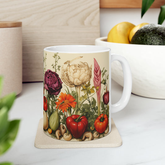 Vintage Veggie Coffee Mug