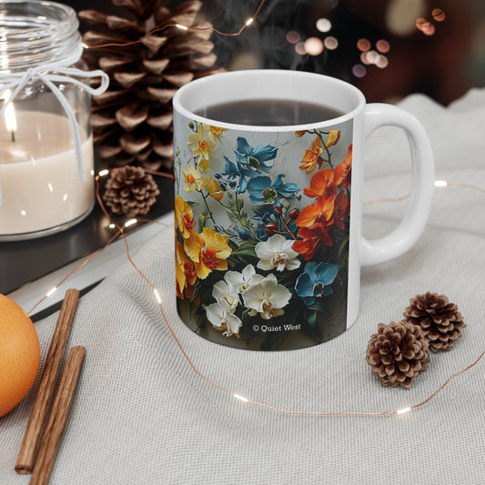 Orchid Flowers Coffee Mug