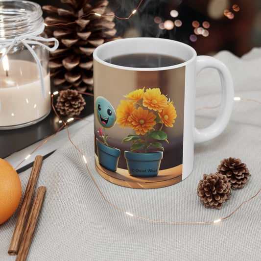 Happy Flowers Coffee Mug