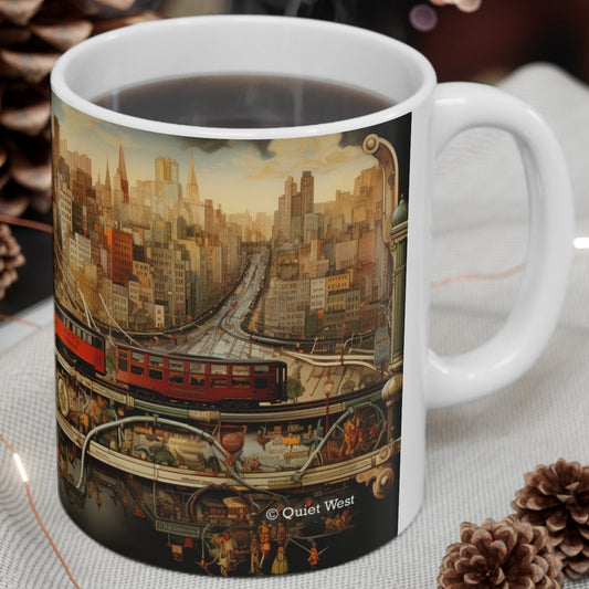 Subway Coffee Mug