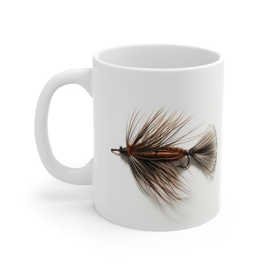 Elk Hair Fly Fishing Coffee Mug