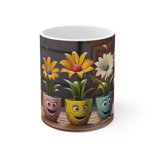 Silly Flower Coffee Mug