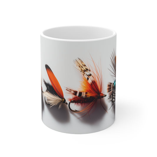 Fly Fishing Lures Coffee Mug